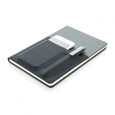 Logotrade business gift image of: A5 Deluxe notebook with smart pockets