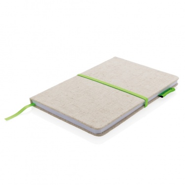 Logotrade corporate gift picture of: A5 jute notebook