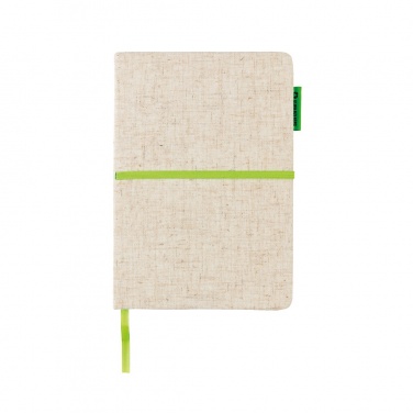 Logo trade corporate gift photo of: A5 jute notebook