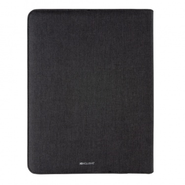 Logotrade promotional items photo of: Air 5W wireless charging portfolio A4 w/ 5000 mAh powerbank