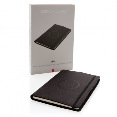 Logotrade promotional merchandise picture of: Air 5W wireless charging refillable journal cover A5