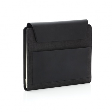 Logo trade promotional items picture of: Fiko wireless charging A5 portfolio with powerbank