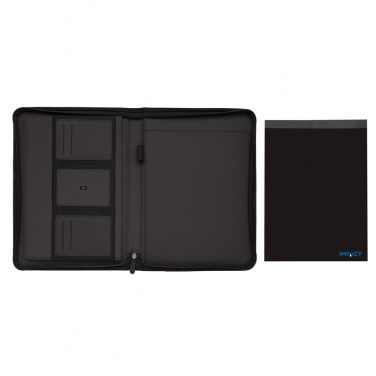 Logotrade promotional gifts photo of: Impact AWARE™ RPET A4 portfolio with zipper