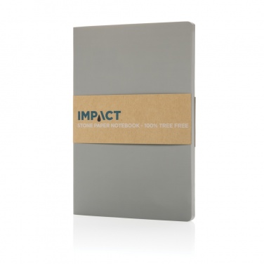 Logo trade promotional gifts image of: Impact softcover stone paper notebook A5