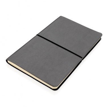 Logo trade business gift photo of: Modern deluxe softcover A5 notebook