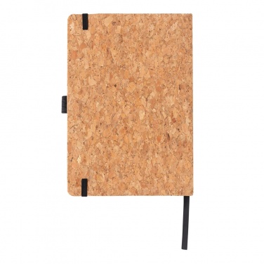 Logo trade promotional giveaways image of: Cork hardcover notebook A5