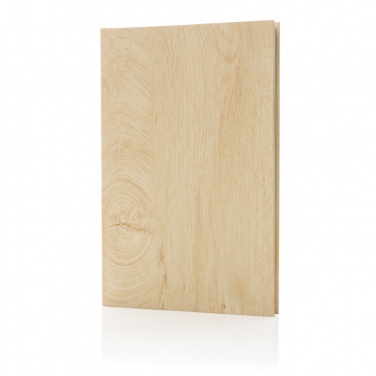 Logotrade corporate gift image of: Kavana wood print A5 notebook