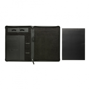 Logotrade advertising product image of: Swiss Peak Heritage RCS rPU A4 portfolio with zipper