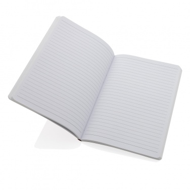 Logo trade advertising product photo of: Salton A5 GRS certified recycled paper notebook