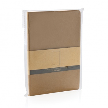 Logotrade promotional merchandise image of: Salton A5 GRS certified recycled paper notebook