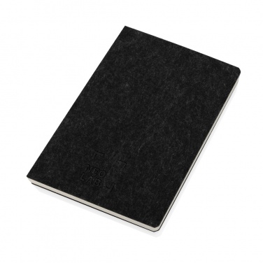 Logotrade corporate gift image of: Phrase GRS certified recycled felt A5 notebook