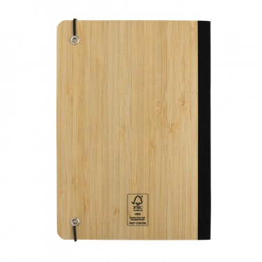 Logo trade promotional gifts picture of: Scribe bamboo A5 Notebook