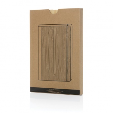 Logo trade corporate gift photo of: Scribe bamboo A5 Notebook
