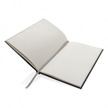 Logo trade promotional giveaway photo of: Words GRS certified RPET & Kraft A5 notebook
