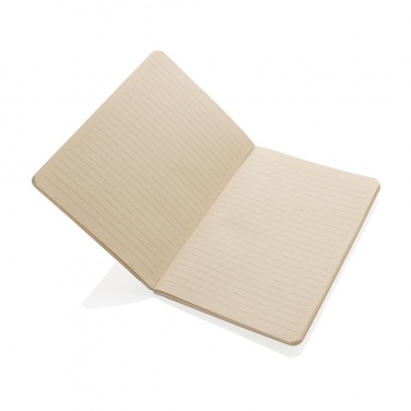 Logo trade promotional products image of: Stylo Sugarcane paper A5 Notebook