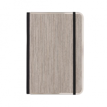 Logo trade promotional merchandise picture of: Treeline A5 wooden cover deluxe notebook
