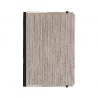 Logotrade promotional giveaway picture of: Treeline A5 wooden cover deluxe notebook