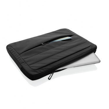 Logo trade corporate gift photo of: Armond AWARE™ RPET 15.6 inch laptop sleeve