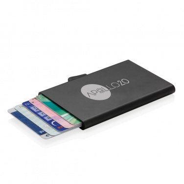 Logotrade promotional product picture of: C-Secure aluminium RFID card holder