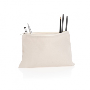 Logo trade promotional item photo of: Impact Aware™ 285 gsm rcanvas pencil case undyed