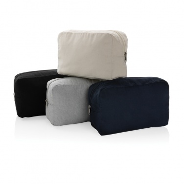 Logotrade promotional gift image of: Impact Aware™ 285 gsm rcanvas toiletry bag undyed