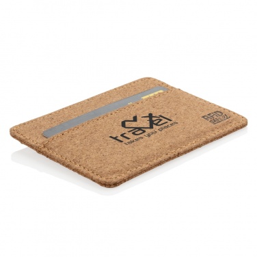 Logotrade promotional items photo of: Cork secure RFID slim wallet