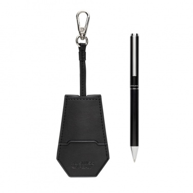 Logotrade corporate gift image of: SP Tula RCS certified recycled PU key holder and pen set