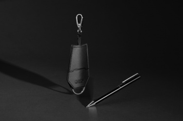 Logotrade promotional merchandise photo of: SP Tula RCS certified recycled PU key holder and pen set