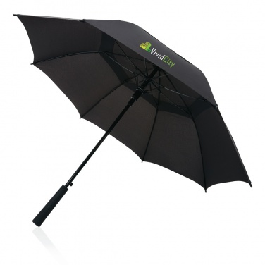 Logo trade promotional merchandise picture of: Swiss peak AWARE™ Tornado 23” storm umbrella