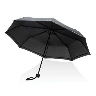 Logotrade promotional gift picture of: 20.5"Impact AWARE™ RPET 190T pongee mini reflective umbrella