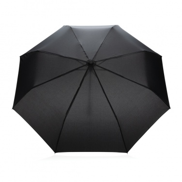 Logotrade promotional item image of: 20.5" Impact AWARE™ RPET 190T Pongee bamboo mini umbrella