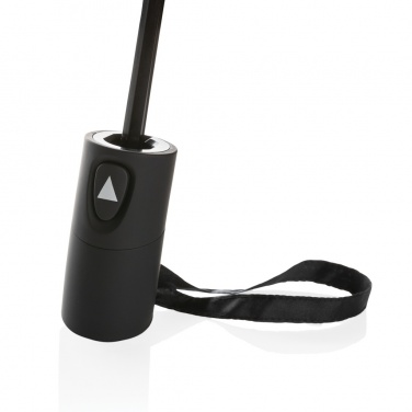 Logo trade business gift photo of: 21" Impact AWARE™ RPET 190T mini auto open umbrella