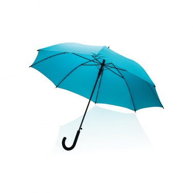 Logo trade business gift photo of: 23" Impact AWARE™ RPET 190T standard auto open umbrella