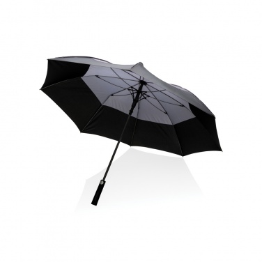 Logotrade promotional item image of: 27" Impact AWARE™ RPET 190T auto open stormproof umbrella