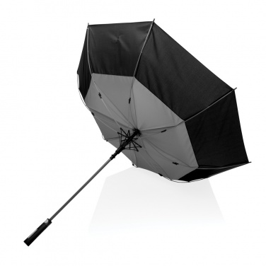 Logo trade advertising products image of: 27" Impact AWARE™ RPET 190T auto open stormproof umbrella