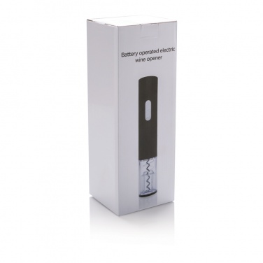 Logo trade promotional giveaway photo of: Electric wine opener - battery operated