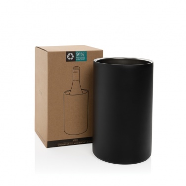 Logo trade promotional items image of: Vino RCS certified recycled stainless steel wine bucket