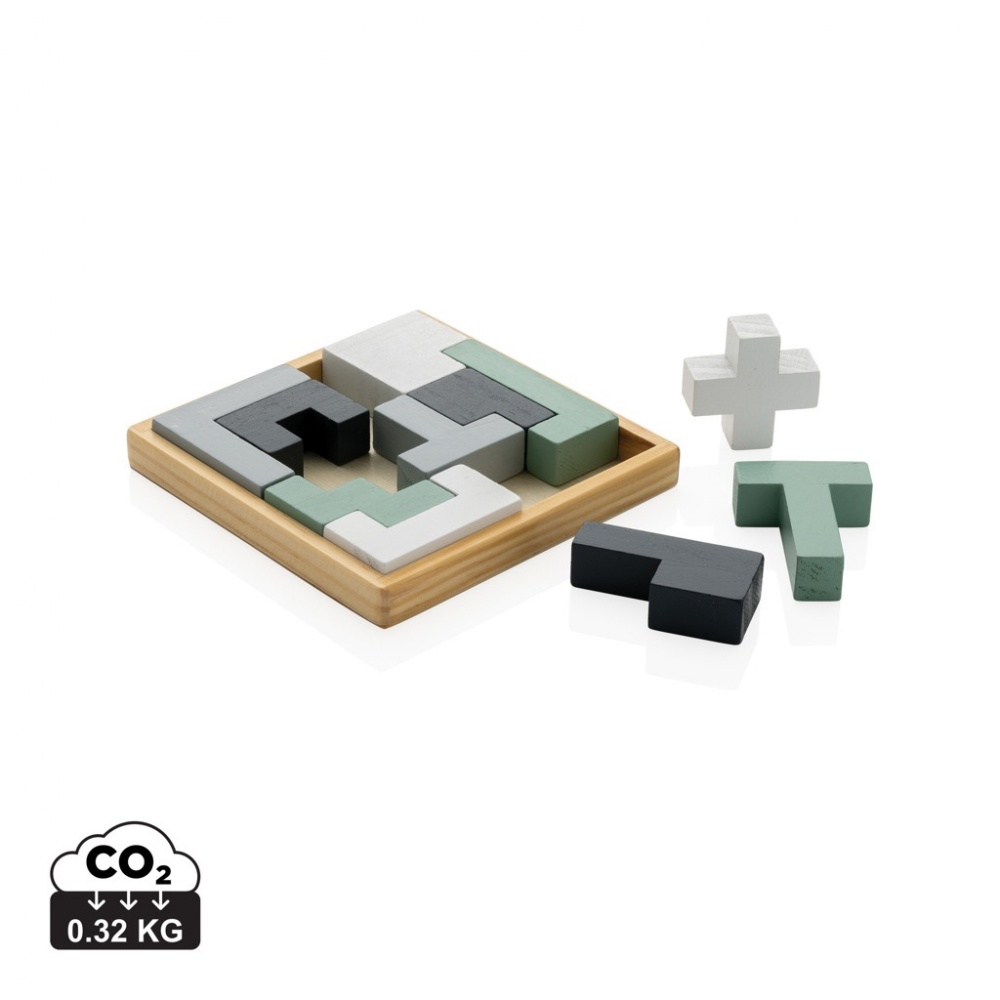Logo trade advertising products picture of: Cree wooden puzzle