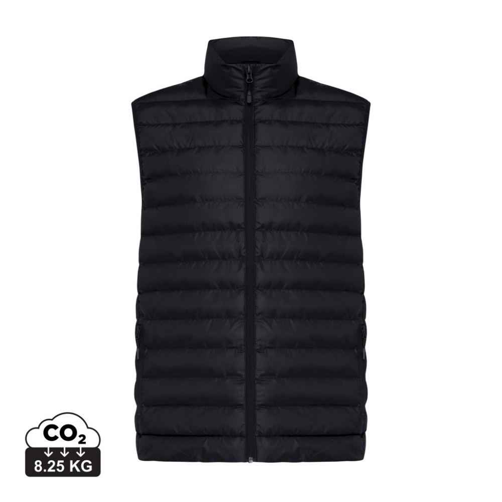 Logo trade corporate gifts picture of: Iqoniq Meru men recycled polyester bodywarmer