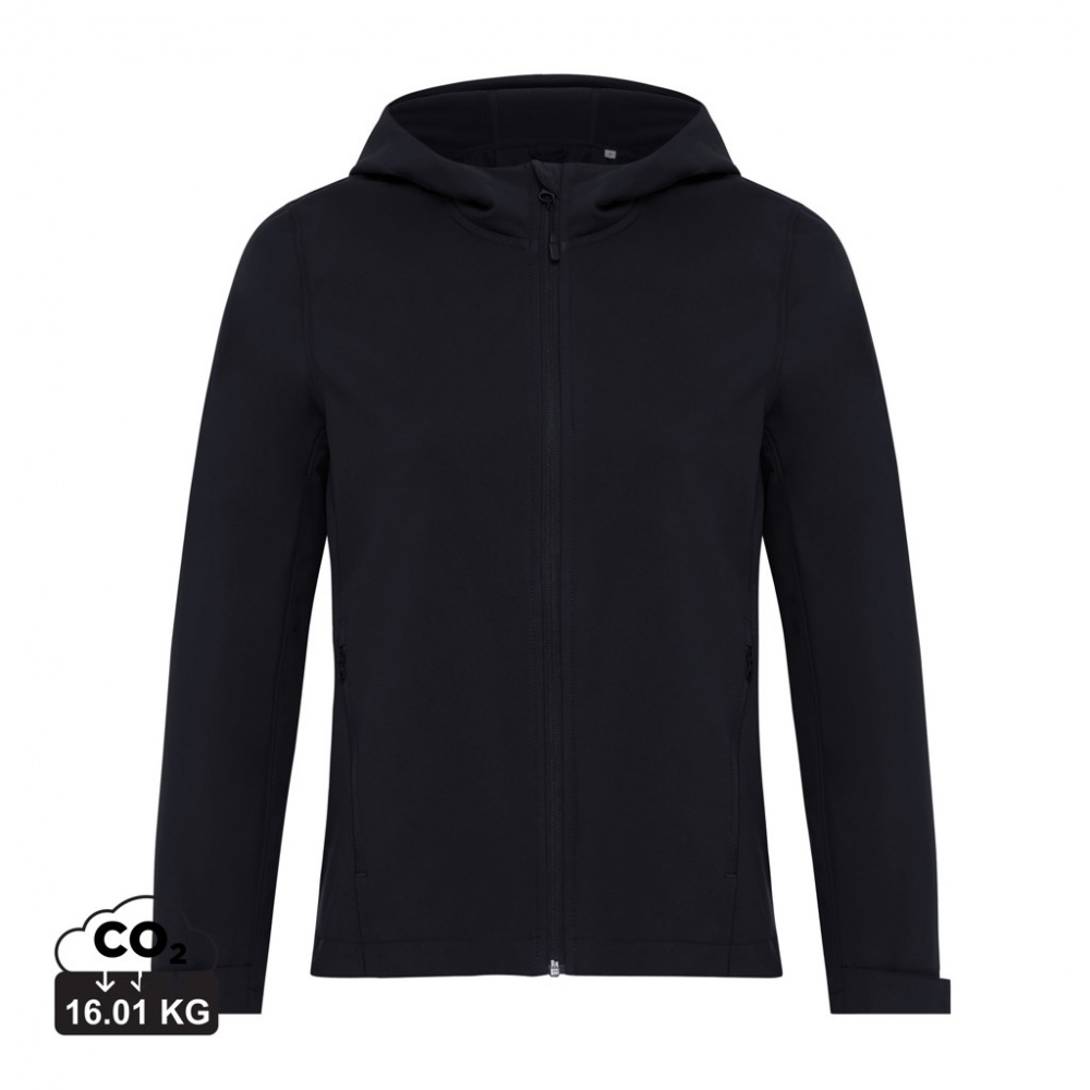 Logo trade corporate gifts picture of: Iqoniq Makalu women recycled polyester soft shell jacket