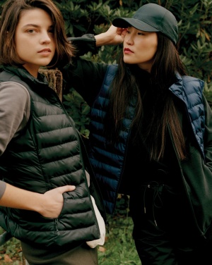 Logo trade promotional giveaways picture of: Iqoniq Meru women recycled polyester bodywarmer