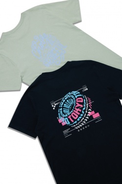 Logo trade promotional product photo of: Iqoniq Bryce recycled cotton t-shirt