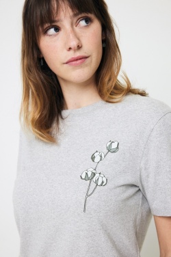 Logotrade advertising products photo of: Iqoniq Manuel recycled cotton t-shirt undyed