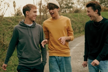 Logotrade promotional giveaway image of: Iqoniq Etosha lightweight recycled cotton crew neck