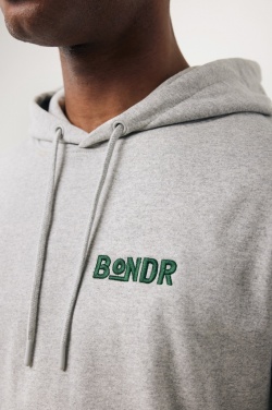 Logo trade promotional giveaways image of: Iqoniq Torres recycled cotton hoodie undyed