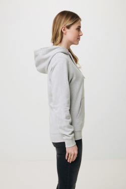 Logo trade promotional merchandise image of: Iqoniq Torres recycled cotton hoodie undyed
