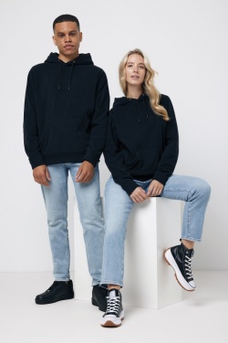 Logo trade business gifts image of: Iqoniq Trivor recycled polyester microfleece hoodie