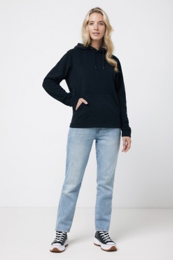 Logo trade corporate gifts picture of: Iqoniq Trivor recycled polyester microfleece hoodie