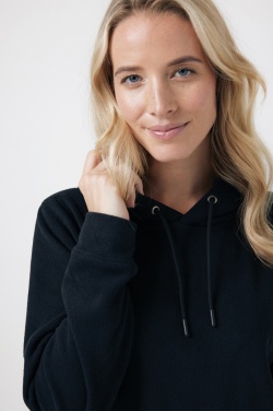 Logo trade promotional gift photo of: Iqoniq Trivor recycled polyester microfleece hoodie