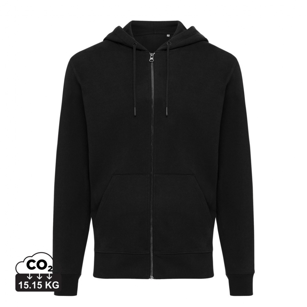 Logotrade promotional giveaway image of: Iqoniq Abisko recycled cotton zip through hoodie
